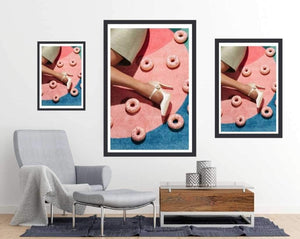 Pink Picnic #01 - room mockup - egoamo posters