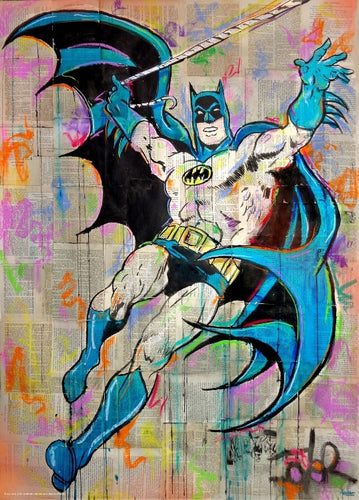 Pop Bat Hero art print Loui Jover - egoamo posters