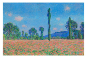 Poppy Field, Giverny (1890–1891) - egoamo posters