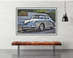 Vintage Porsche 356 poster - egoamo posters
