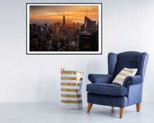New York City Skyline Poster - Room Mockup  - egoamo posters