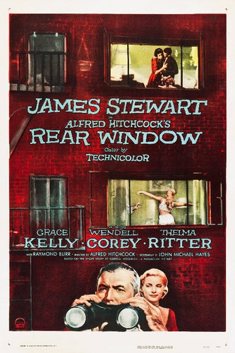Rear Window Movie Poster - egoamo posters