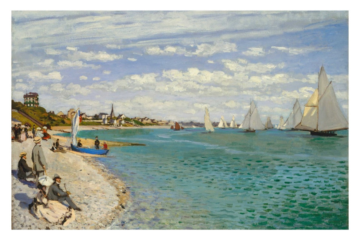 Regatta at Sainte-Adresse (1867) - egoamo posters