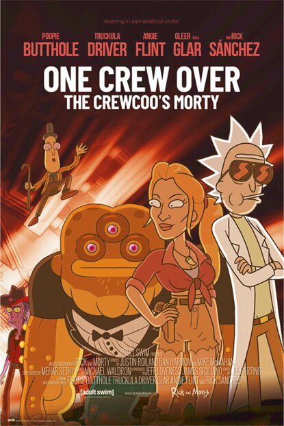 Rick and Morty - One Crew Poster  Egoamo.co.za Posters