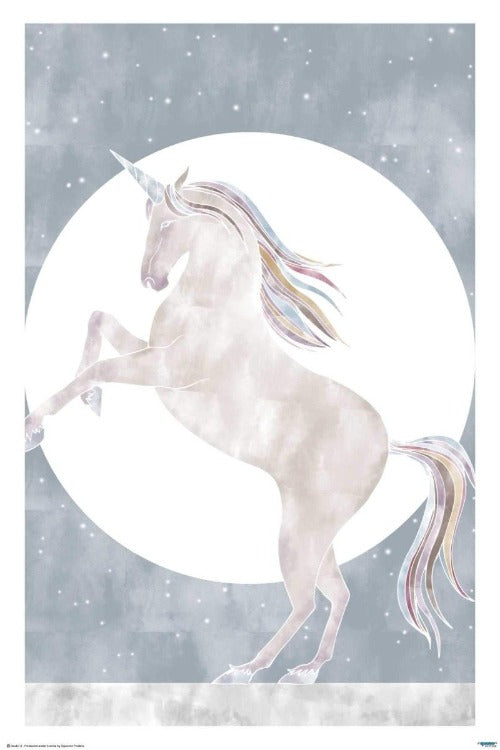 Rising Unicorn Art Poster - egoamo.co.za