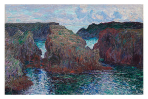 Rocks at Port-Goulphar, Belle-Île (1886) - egoamo posters