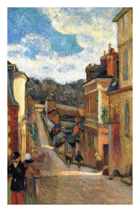 Rue Jouvenet in Rouen (1884) - egoamo posters