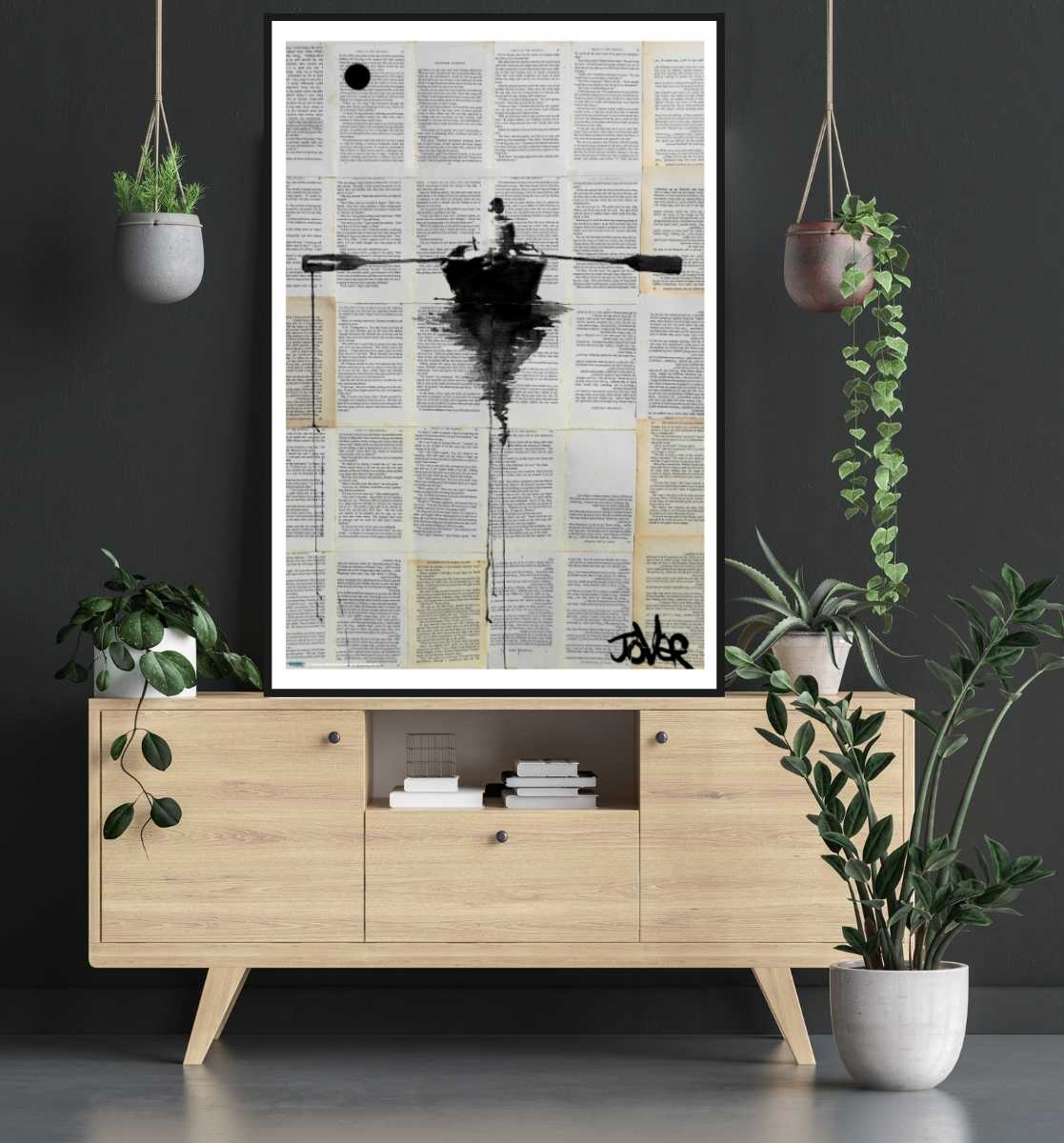 Loui Jover - Sanctuary 2 Art Print - egoamo posters  - room mockup