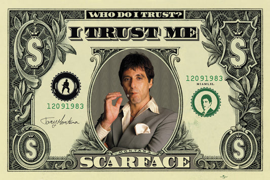 Scarface - Who do I Trust? Poster - egoamo.co.za