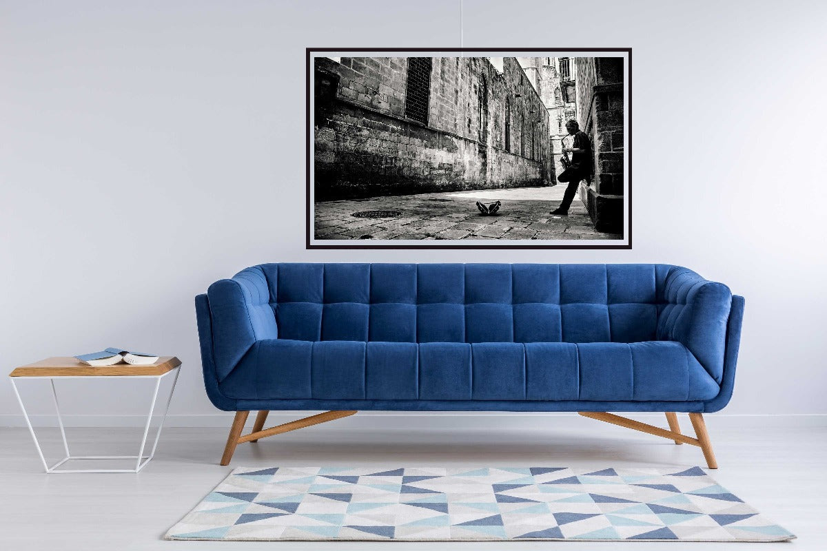 SIleltn Street - room mockup - egoamo posters