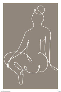 Sitting down - Art Poster - egoamo.co.za