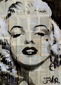 Star Marilyn Monroe Loui Jover Art Print - egoamo.co.za