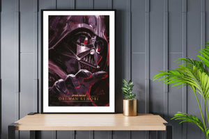 Star Wars - Kenobi Vader - room mockup - egoamo posters