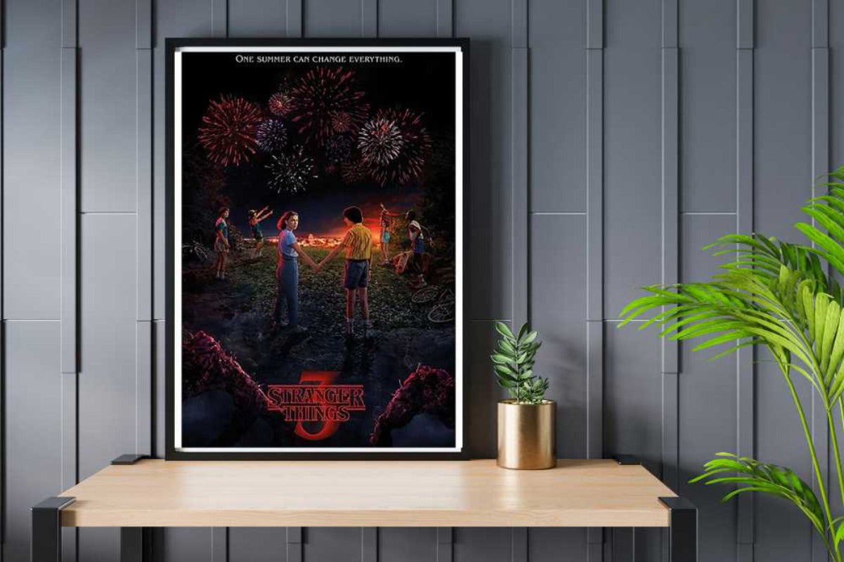 Stranger Things - One Summer - room mockup - egoamo posters