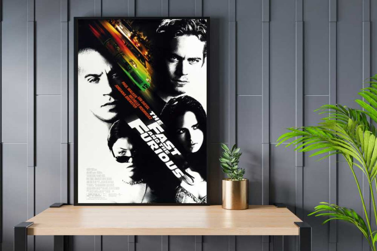 Fast and Furious 1 - room mockup - egoamo posters