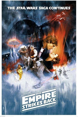 Star Wars - The Empire Strikes Back White Boarder Poster - Egoamo.co.za Posters