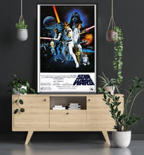 Star Wars a new hope movie poster - room mockup - egoamo posters