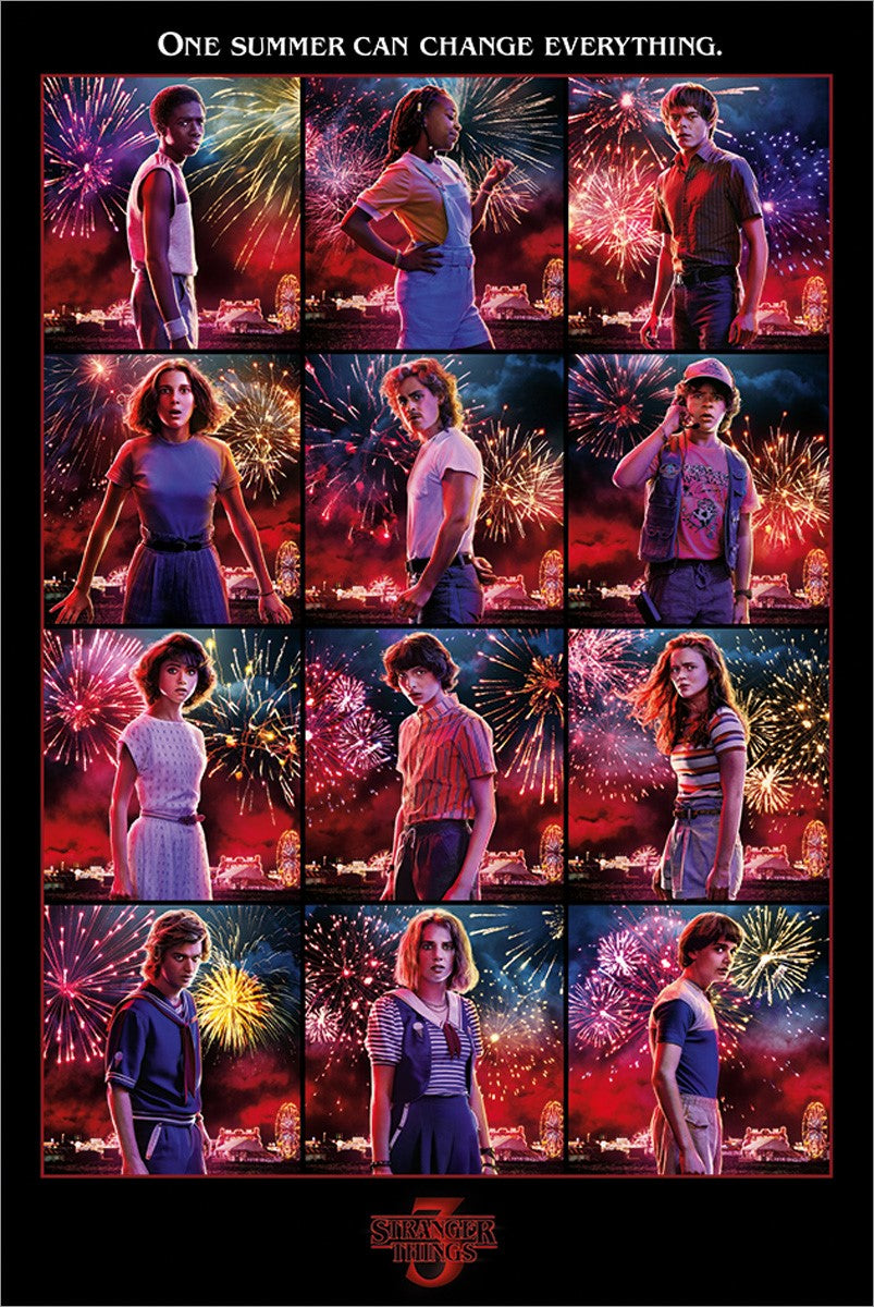 Stranger Things Season 3 - One Summer Poster - egoamo.co.za