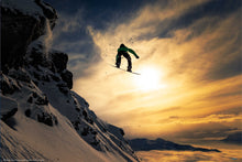 Sunset Snowboarding - egoamo posters