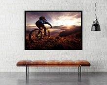 Sunset Trail Ride by Sandi Bertoncelj - Mountain Biking Poster - egoamo.co.za
