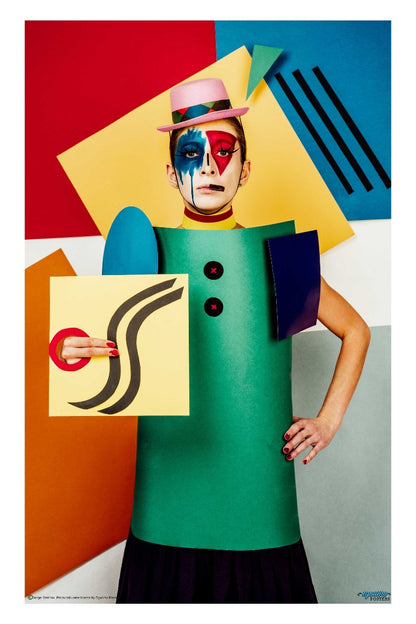 Suprematist portrait of Lena Naymkina - egoamo posters