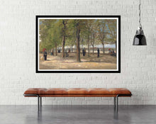 Terrace in the Luxembourg Gardens - room mockup - egoamo posters