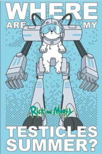 Snuffles Robot - Rick and Morty Poster - egoamo.co.za