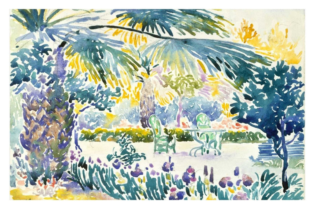 The Artist's Garden at Saint-Clair - egoamo posters