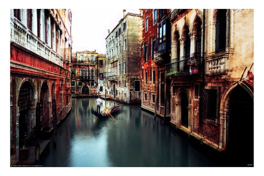 The Gondolier by Carmine Chiriaco - Travel Photography Poster - egoamo.co.za