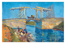 The Langlois Bridge at Arles with Women Washing - egoamo posters