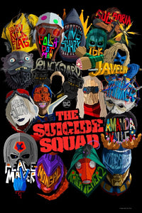 The Suicide Squad Icons Movie Poster 