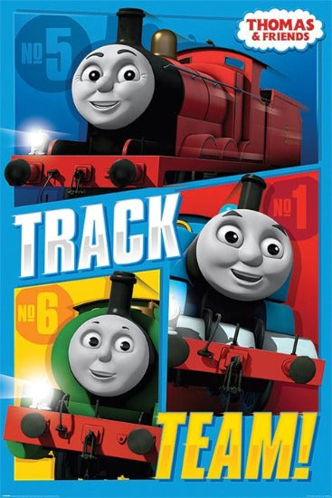 Thomas and Friends - Track Team Poster - egoamo.co.za