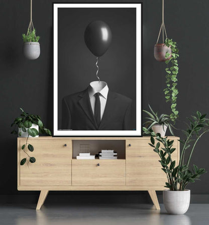 Thoughts by Alex Malikov - Surrealism Art Poster  - egoamo posters - room mockup