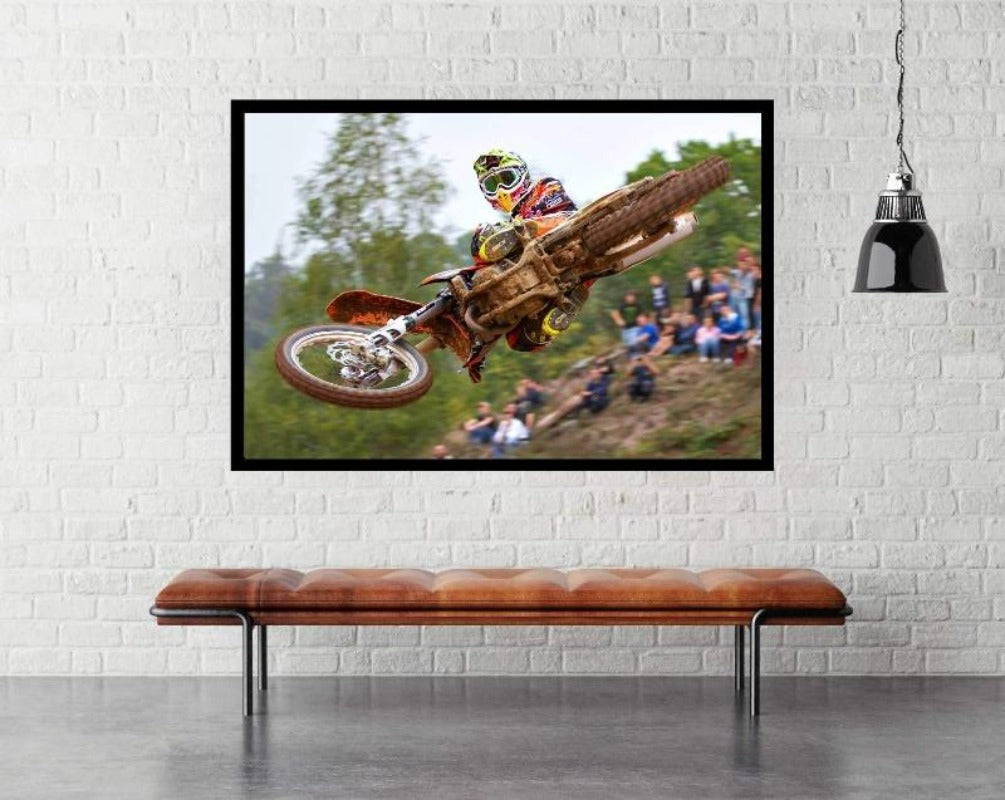 Tony Cairoli Whip Look - Maggiora Mx Opening by Stefano Minella - Sport Poster - egoamo.co.za