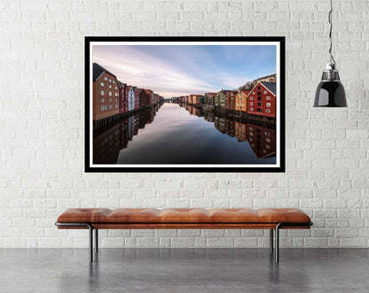 Trondheim, Norway - room mockup - egoamo posters