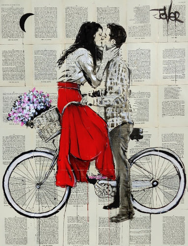 Loui Jover - Bike Days Art Print - egoamo.co.za