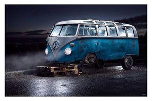 VW Kleinbus by Petri Dansten - Photography Poster - egoamo posters