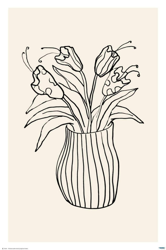 Vase Sketch - egoamo posters