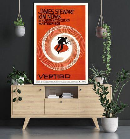 Vertigo Movie Poster - room mockup - egoamo posters