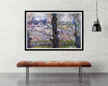 View of Arles, Flowering Orchards - room mockup - egoamo posters