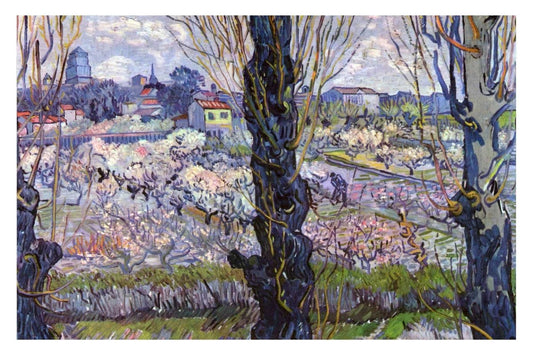 View of Arles, Flowering Orchards - egoamo posters