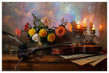 Violin and Flowers - egoamo posters