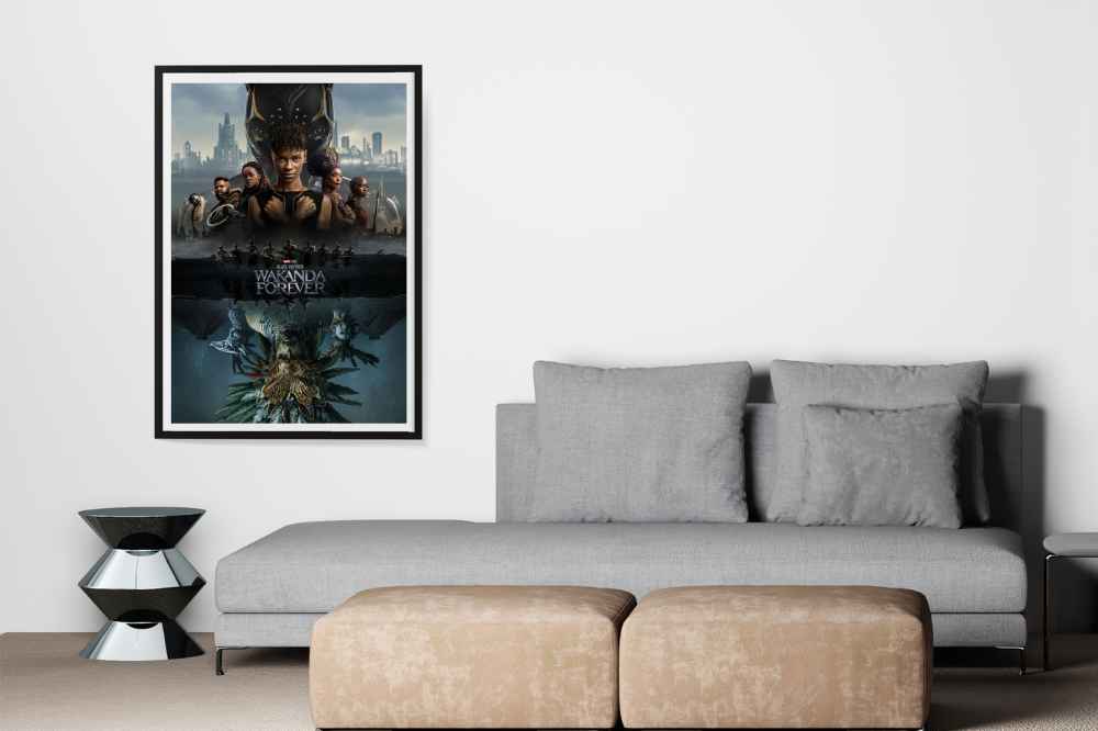 Black Panther Wakanda Forever Room Mockups 