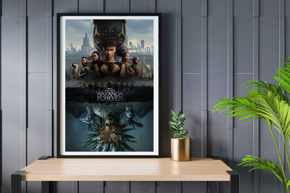 Black Panther Wakanda Forever Room Mockups 