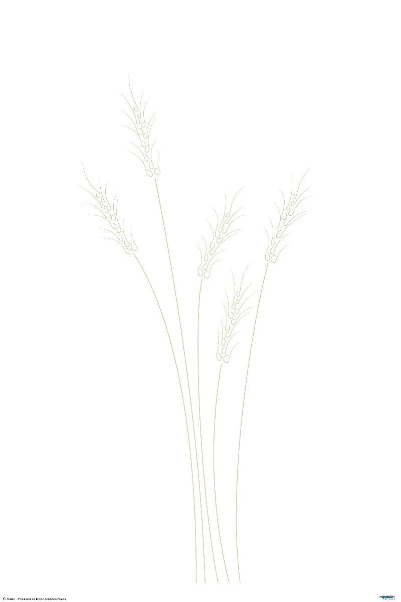 Wheat Grass - Art Poster - egoamo.co.za