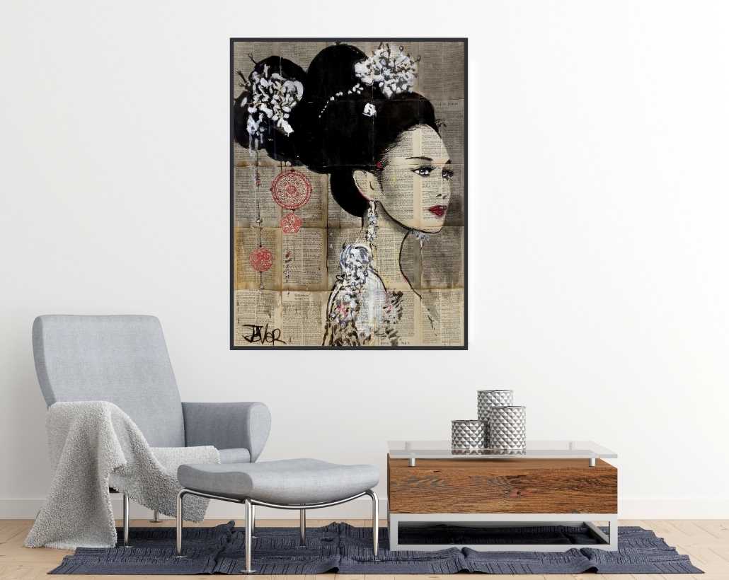 Loui Jover Yu art print - egoamo posters - room mockup