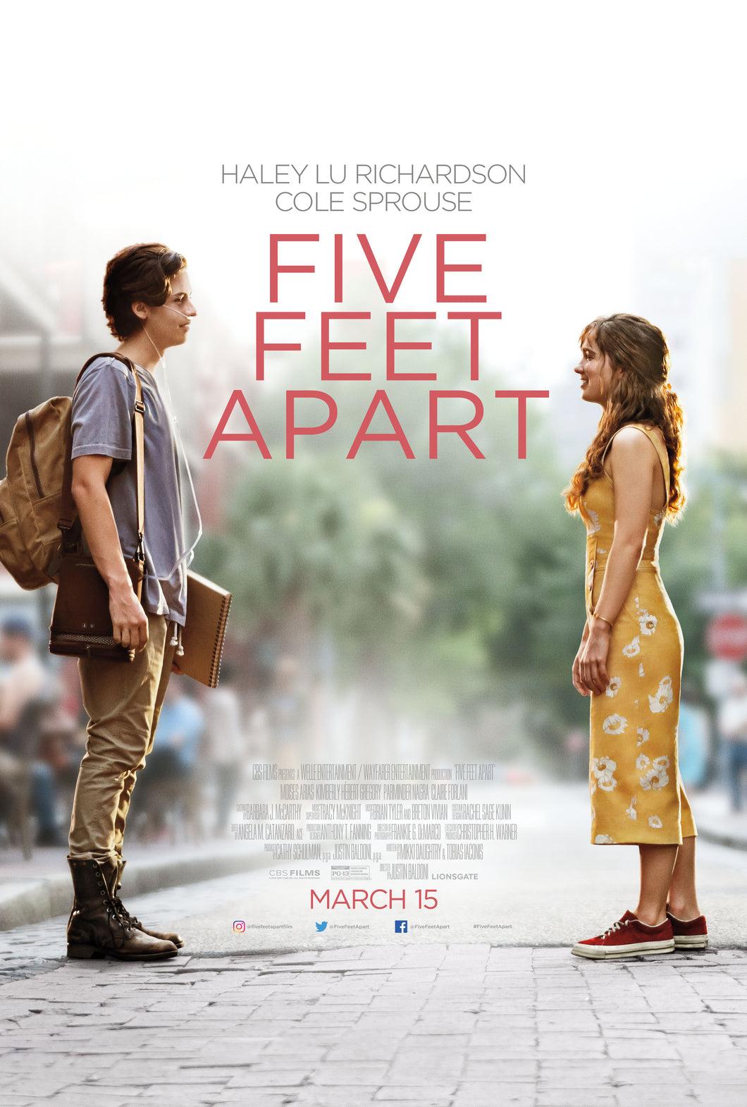Five Feet Apart Movie Poster - egoamo.co.za