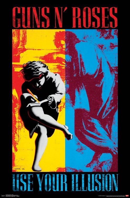 Guns n Roses - Use your Illusion - Poster - egoamo.co.za