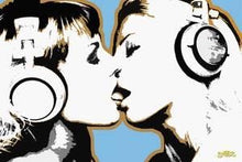 Steez - Girls Kissing Urban Graffiti Poster - egoamo.co.za