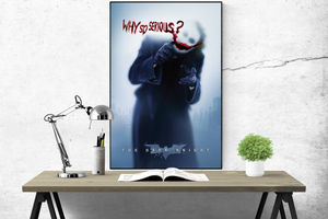 The Dark Knight - "Why So Serious" Joker Poster - egoamo.co.za